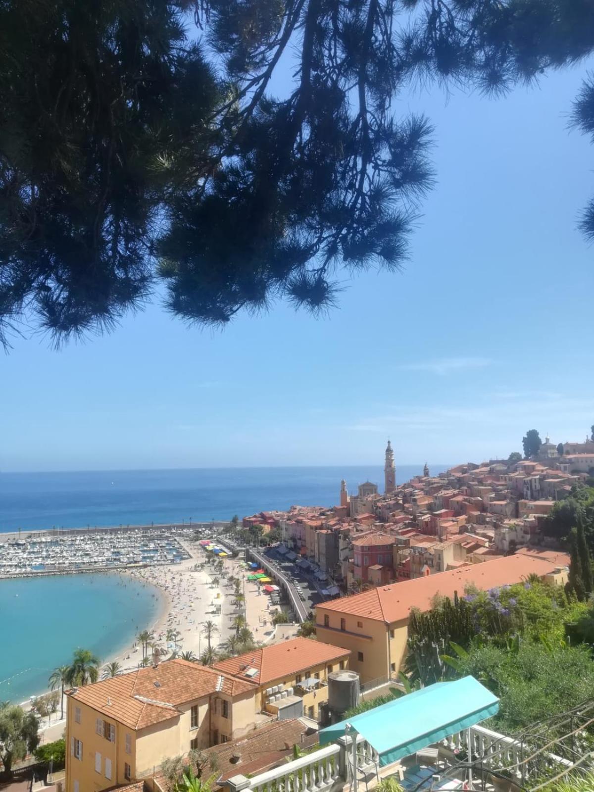 Les Rivages 2P Terrasse Parking Leilighet Menton Eksteriør bilde